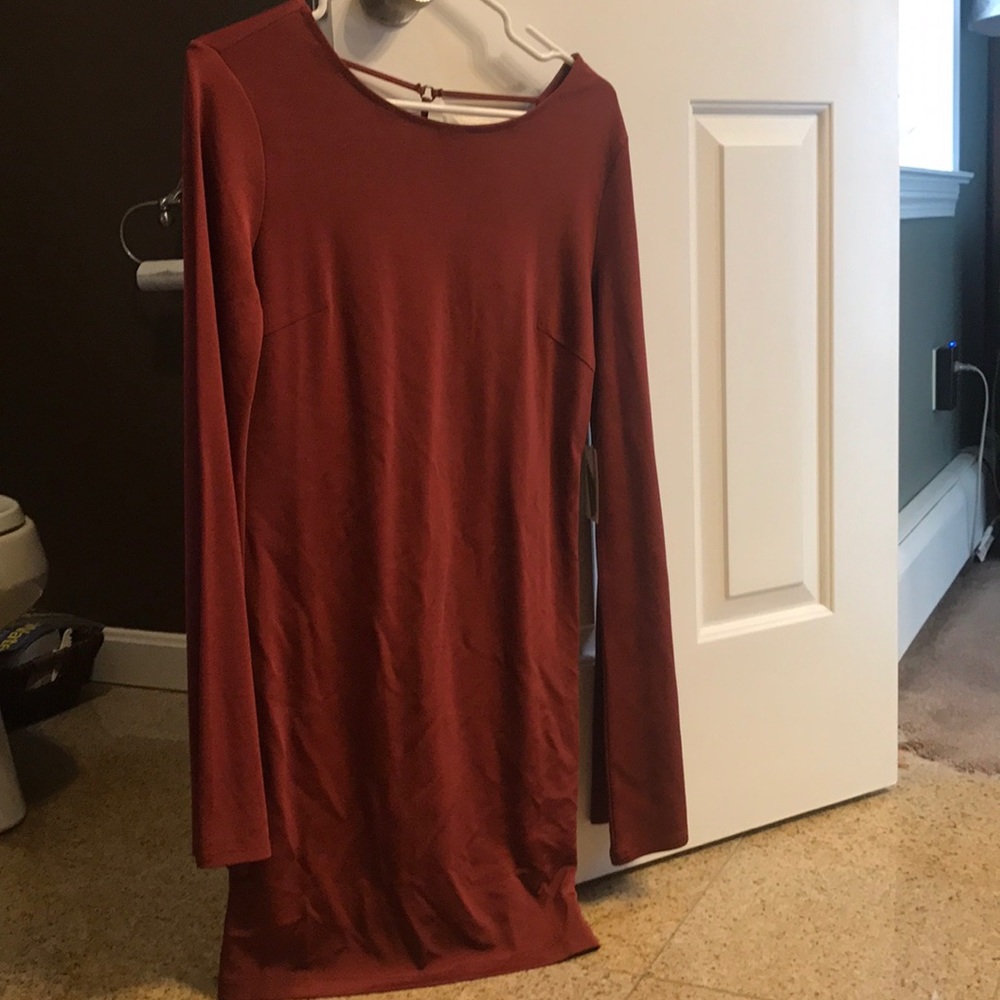 Rust dress- perfect for any occasion